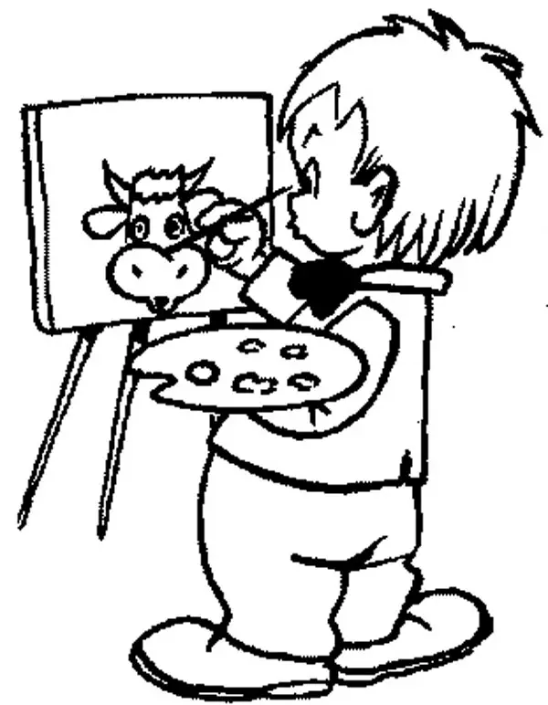 Kid Coloring Pages 11